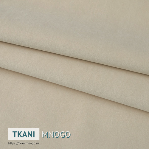 Фото внешнего вида велюра “030” (однотонный белый)