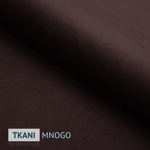 Фото материала велюра “33” (однотонный коричневый)
