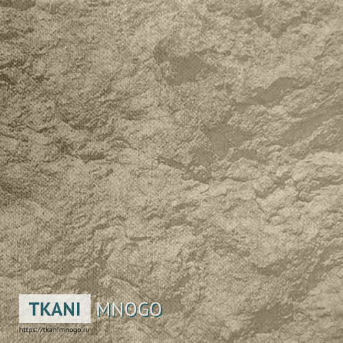 Фото ткани велюра “NT-14” (узор бежевый)