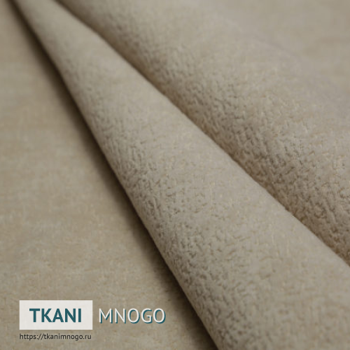 Фото обивки велюра “12” (однотонный бежевый)