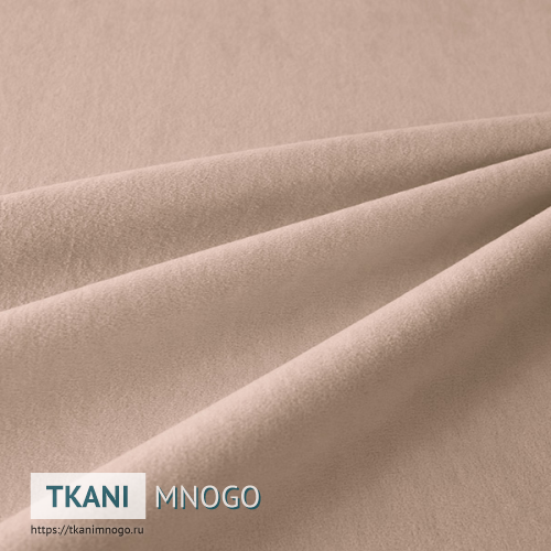 Фото обивки велюра “Milan 4” (однотонный бежевый)